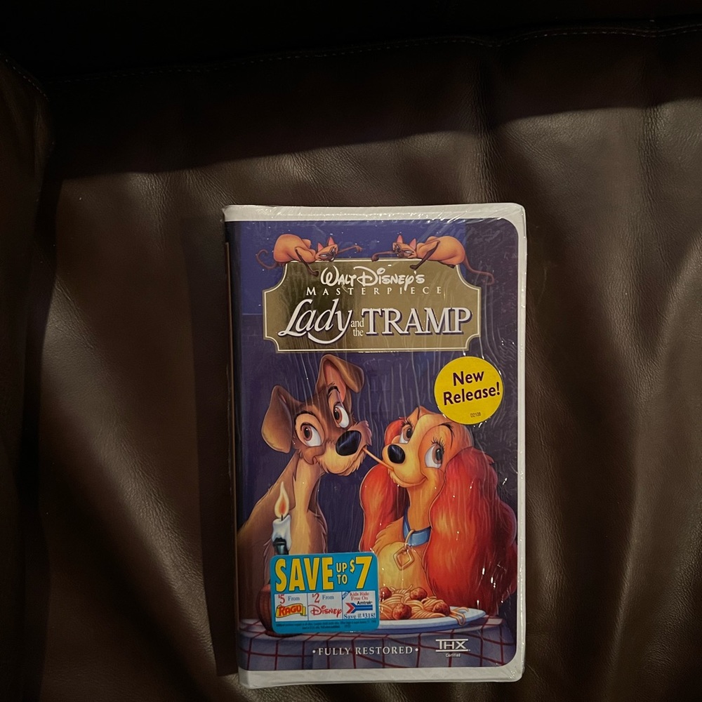 Walt Disney’s Masterpiece The Lady and the Tramp, new and sealed